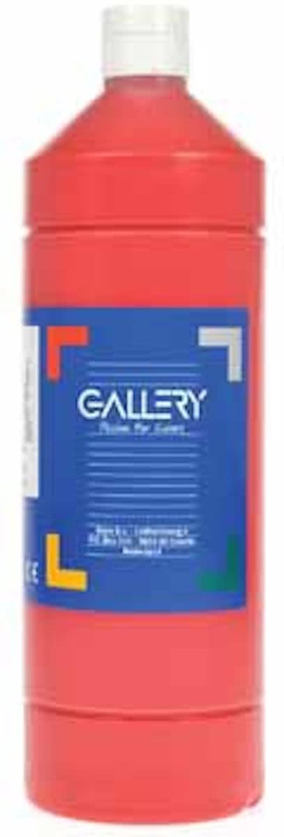 Gallery plakkaatverf flacon van 1 l donkerrood
