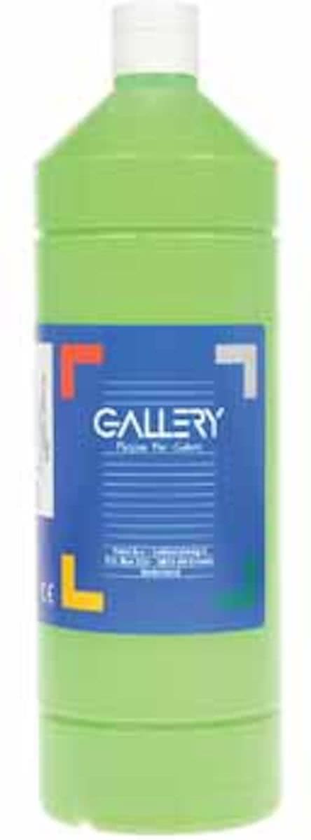 Gallery plakkaatverf flacon van 1 l lichtgroen