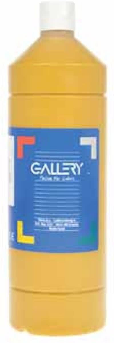 Gallery plakkaatverf flacon van 1 l oker