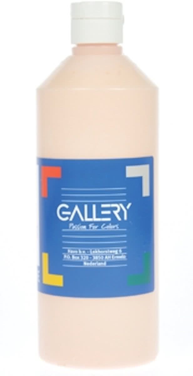 Gallery plakkaatverf flacon van 500 ml huidskleur