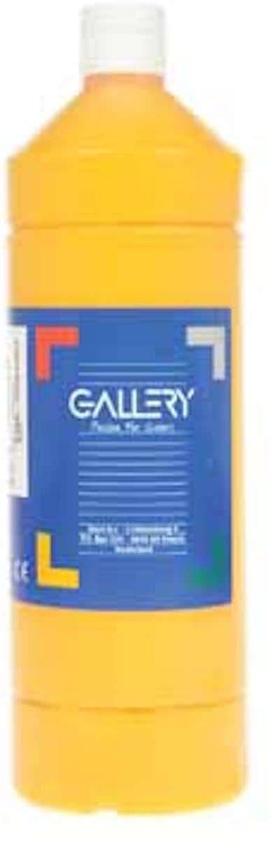 Plakkaatverf flacon van 1.000 ml, donkergeel