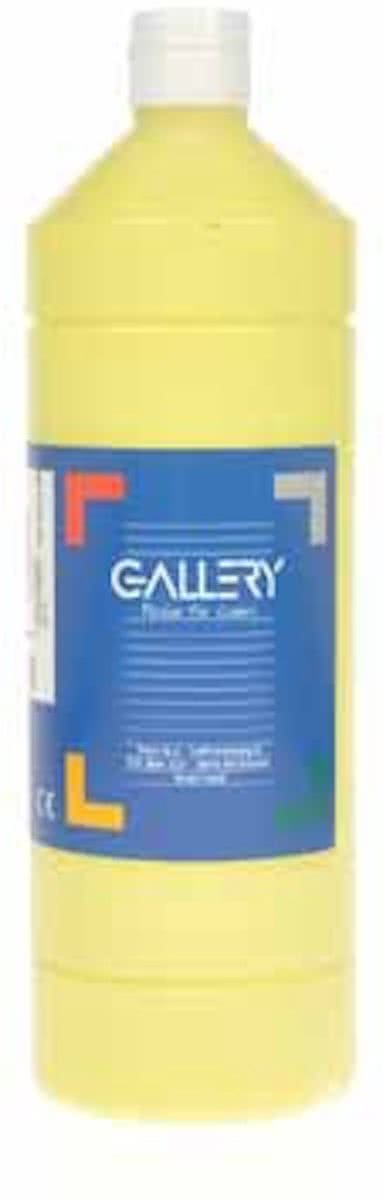 Plakkaatverf flacon van 1.000 ml, lichtgeel