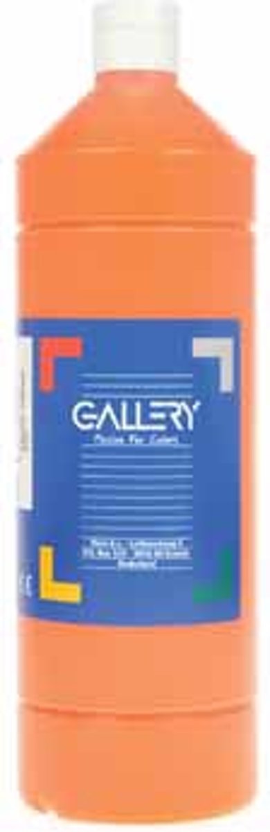 Plakkaatverf flacon van 1.000 ml, oranje