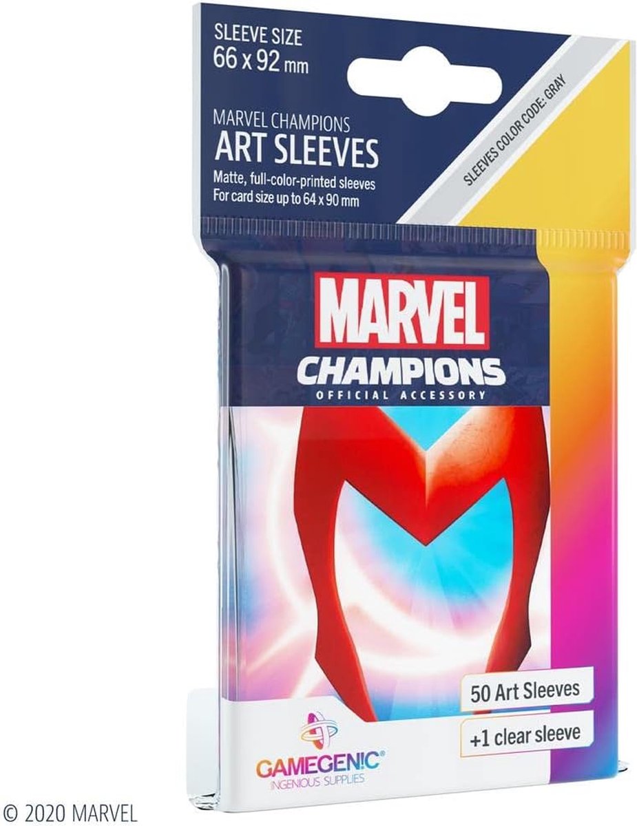 Board Game Sleeves Marvel Champions: Scarlet Witch 66 x 91 mm (51ST) - Accessoires