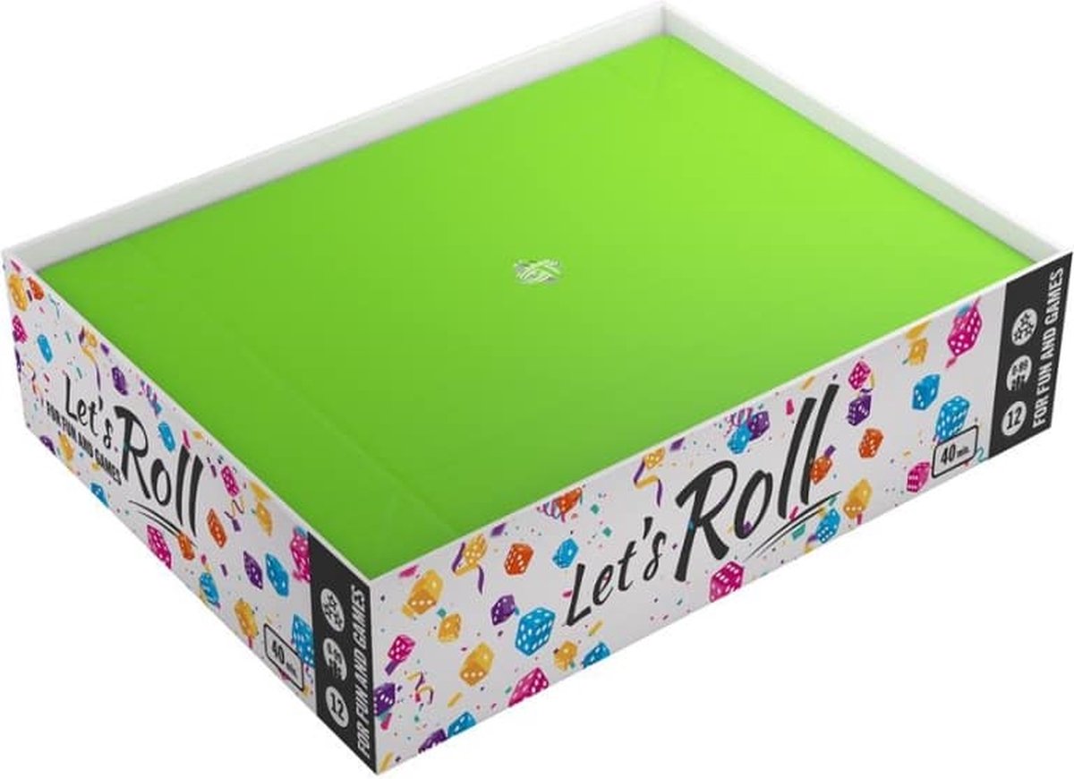 Dice Tray Magnetic Rectangular: Groen - Accesoires