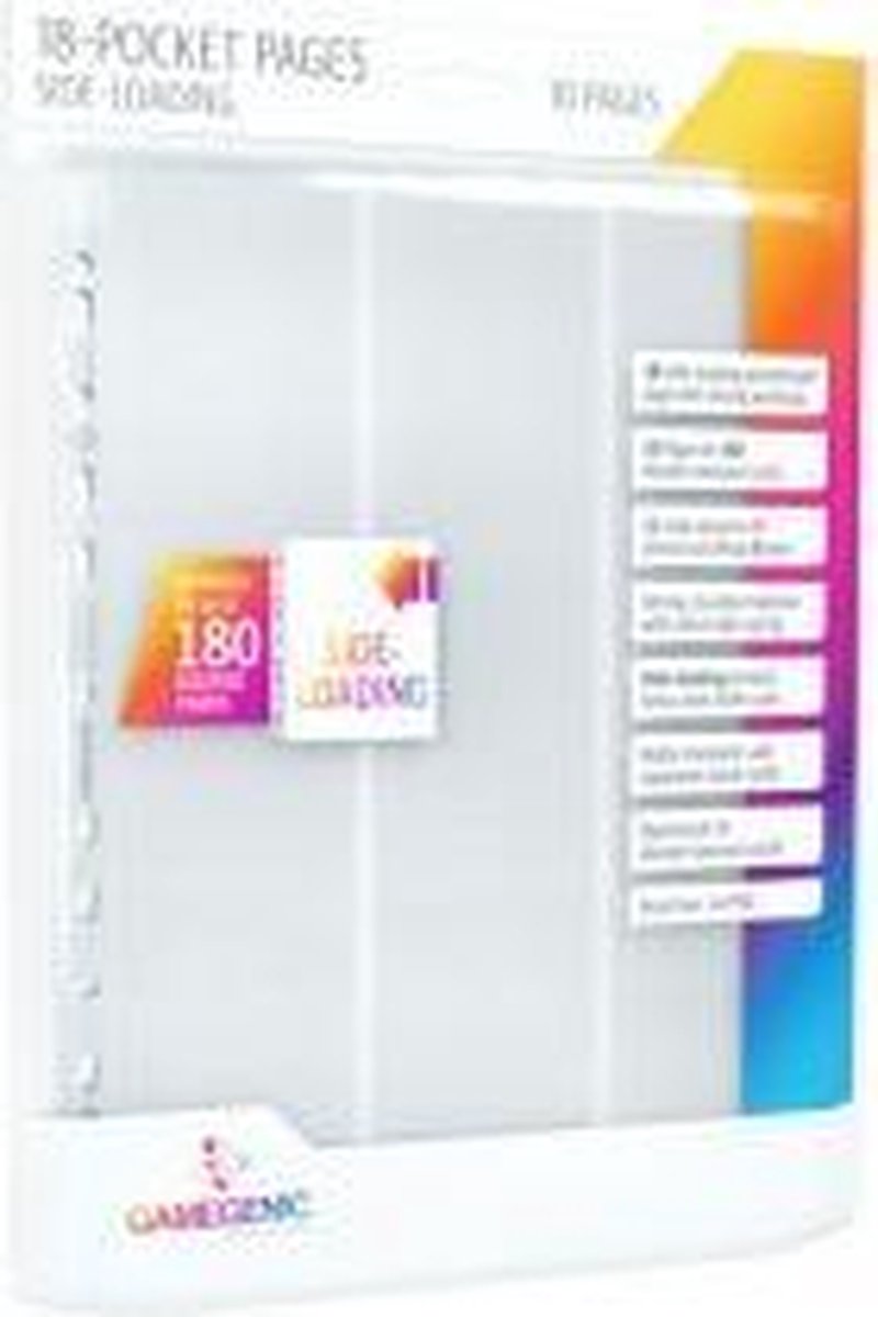   - Sideloading 18-Pocket Pages 10 pcs pack White