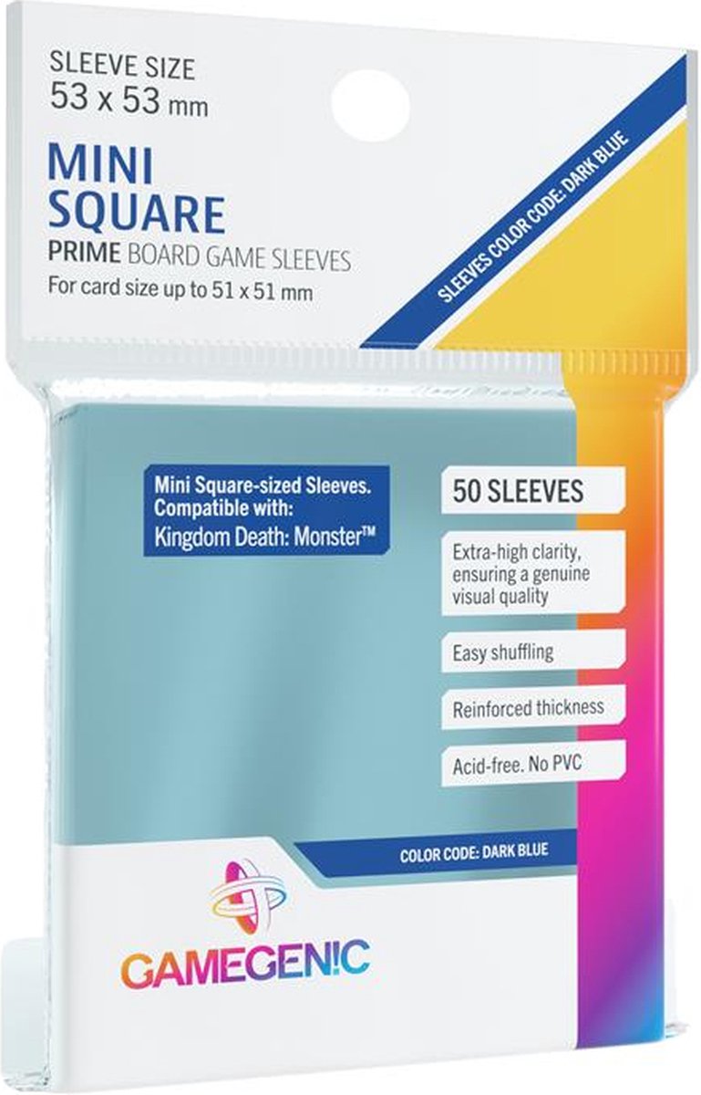  : Prime Board Game Sleeves - Dark Blue