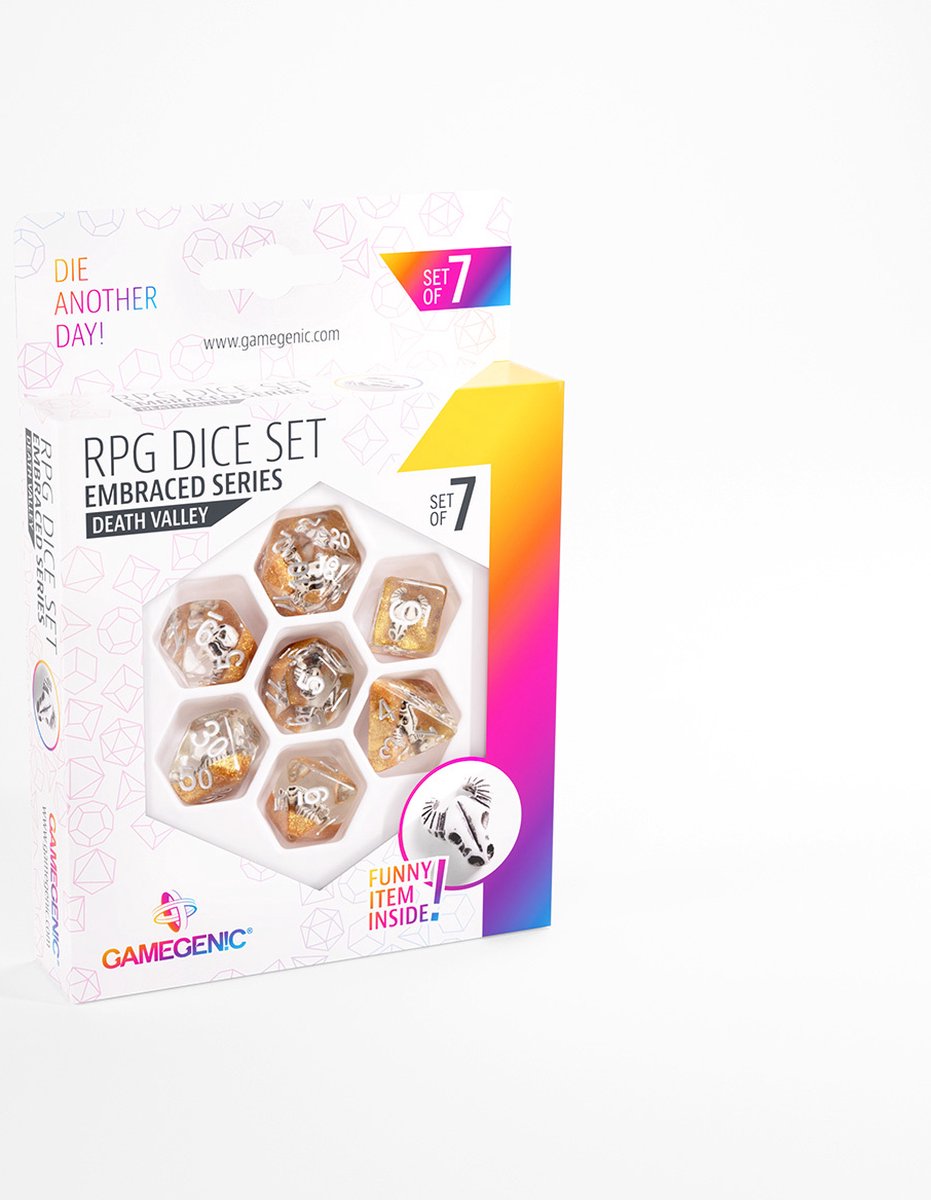 Gamegenic RPG Dice Set Embraced Series: Death Valley