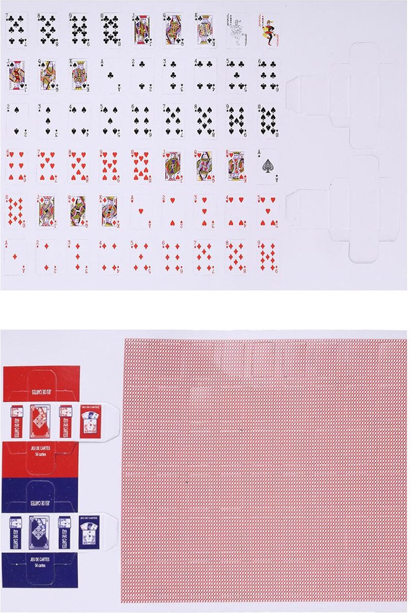Kaartspel in miniformaat