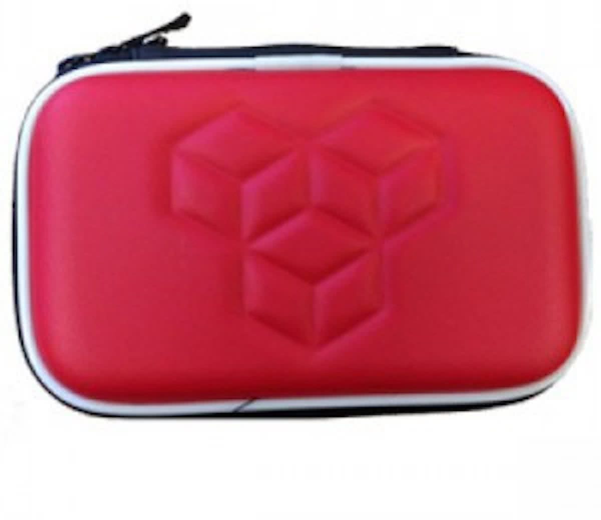 Memoryfoam case rood voor DS, DSi, DS Lite, 3DS of New 3DS
