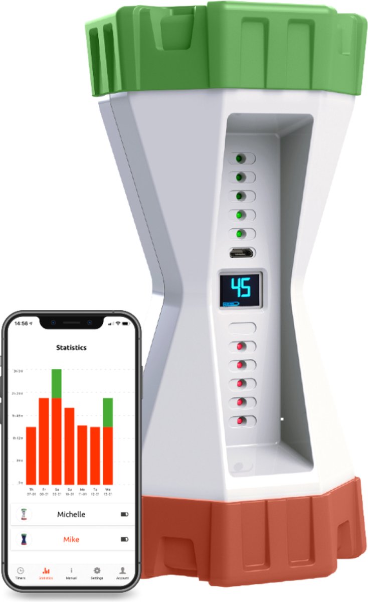   Wit -  ken - Timer - Educatief - Kinderen