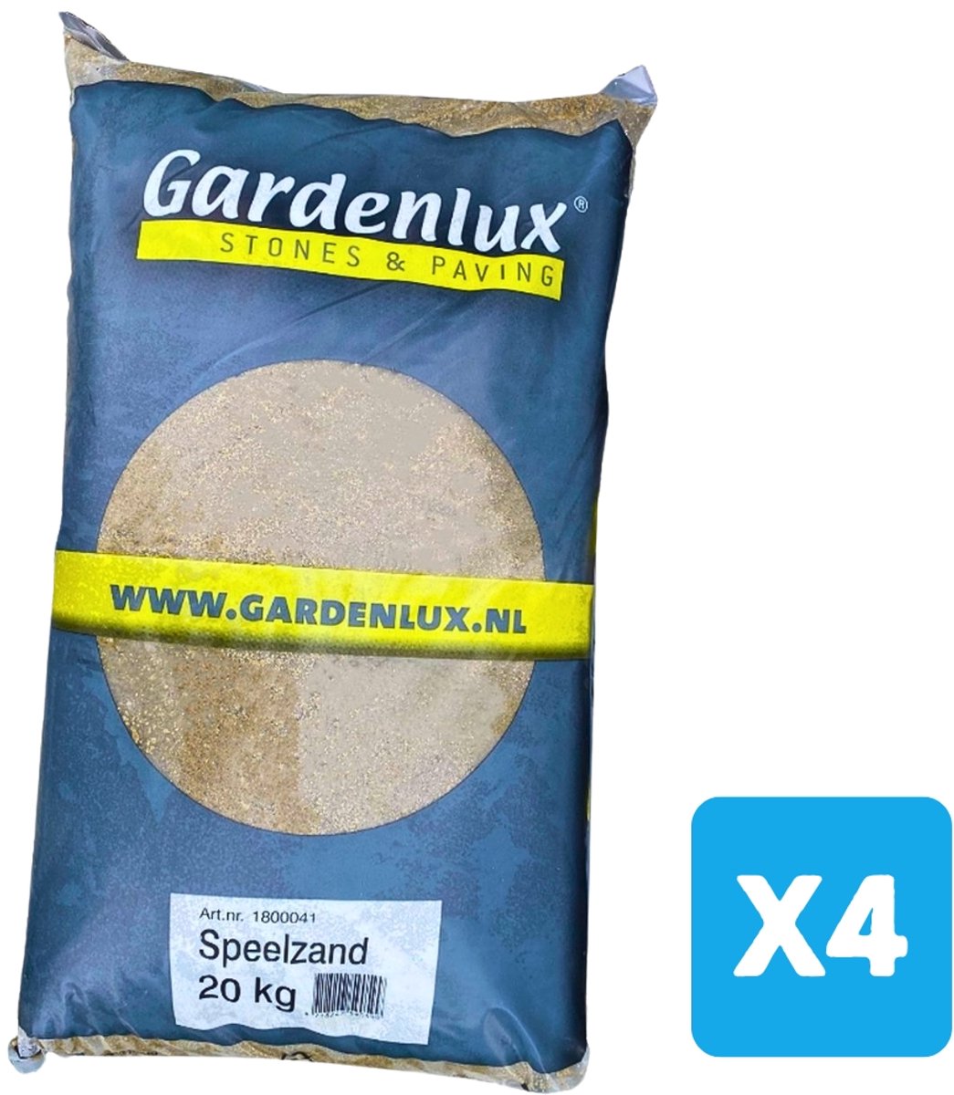   Speelzand -  bakzand voor Kinderen - Gecertificeerd - Voordeelverpakking 4 x 20 kg