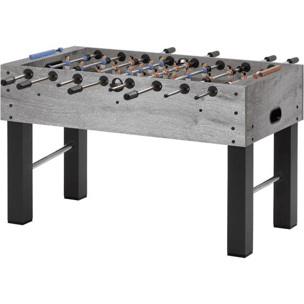 Garlando F-5 Voetbaltafel Grijs Eiken - Doorlopende stangen