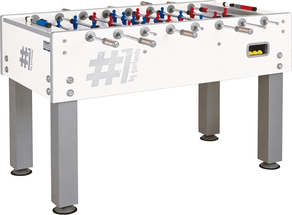 Garlando Voetbaltafel - Wit - Kickertafel - Voetbaltafel