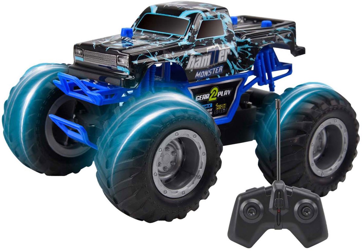 Gear2Play RC Monster Hammer Monstertruck 1:24 - Big Wheels
