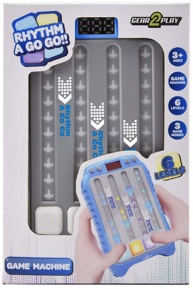 Gear2Play Rhythm a Go Go Gameconsole blauw - Actiespel