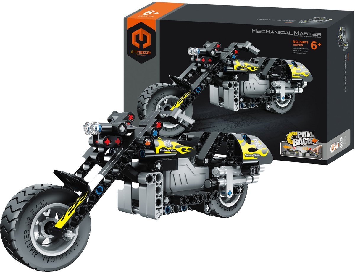 iM.Master - Pull Back Motor Constructiespeelset