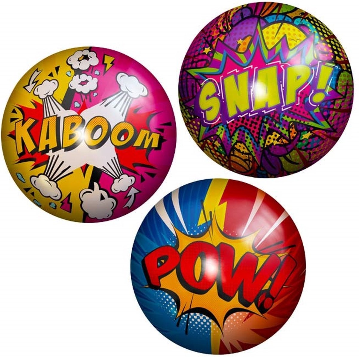 Bal Cartoon 23cm - 3 verschillende - Prijs per stuk