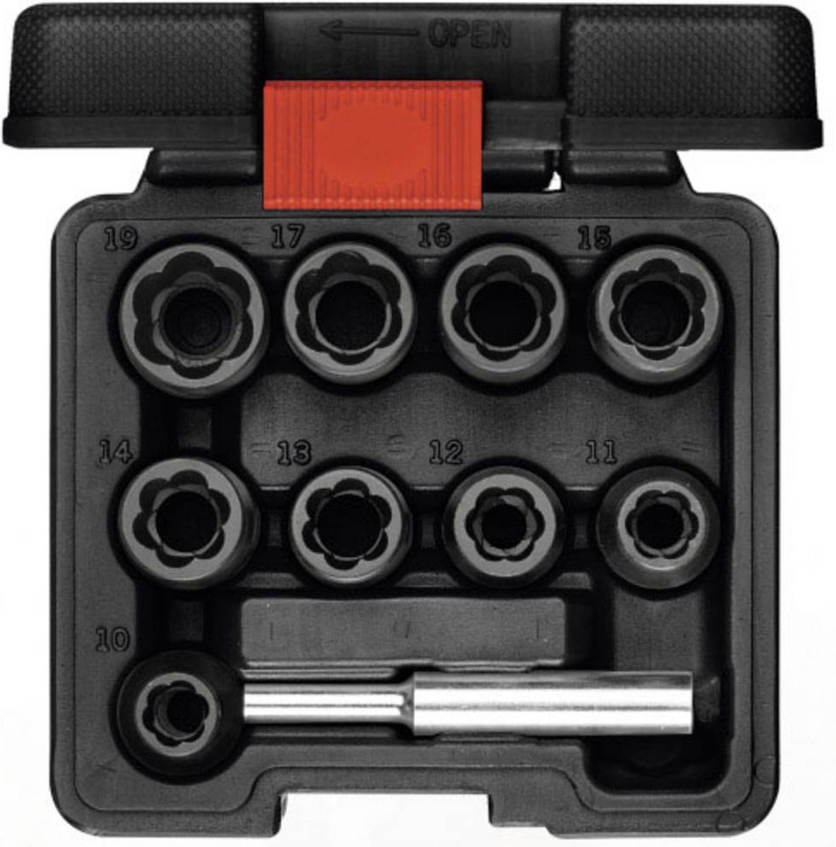 Gedore RED 3300034 Waaierset 1/2 10-delig