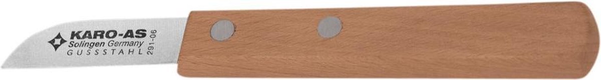 Kabelmes Met Vast Lemmet Hout 6CM 0291-06