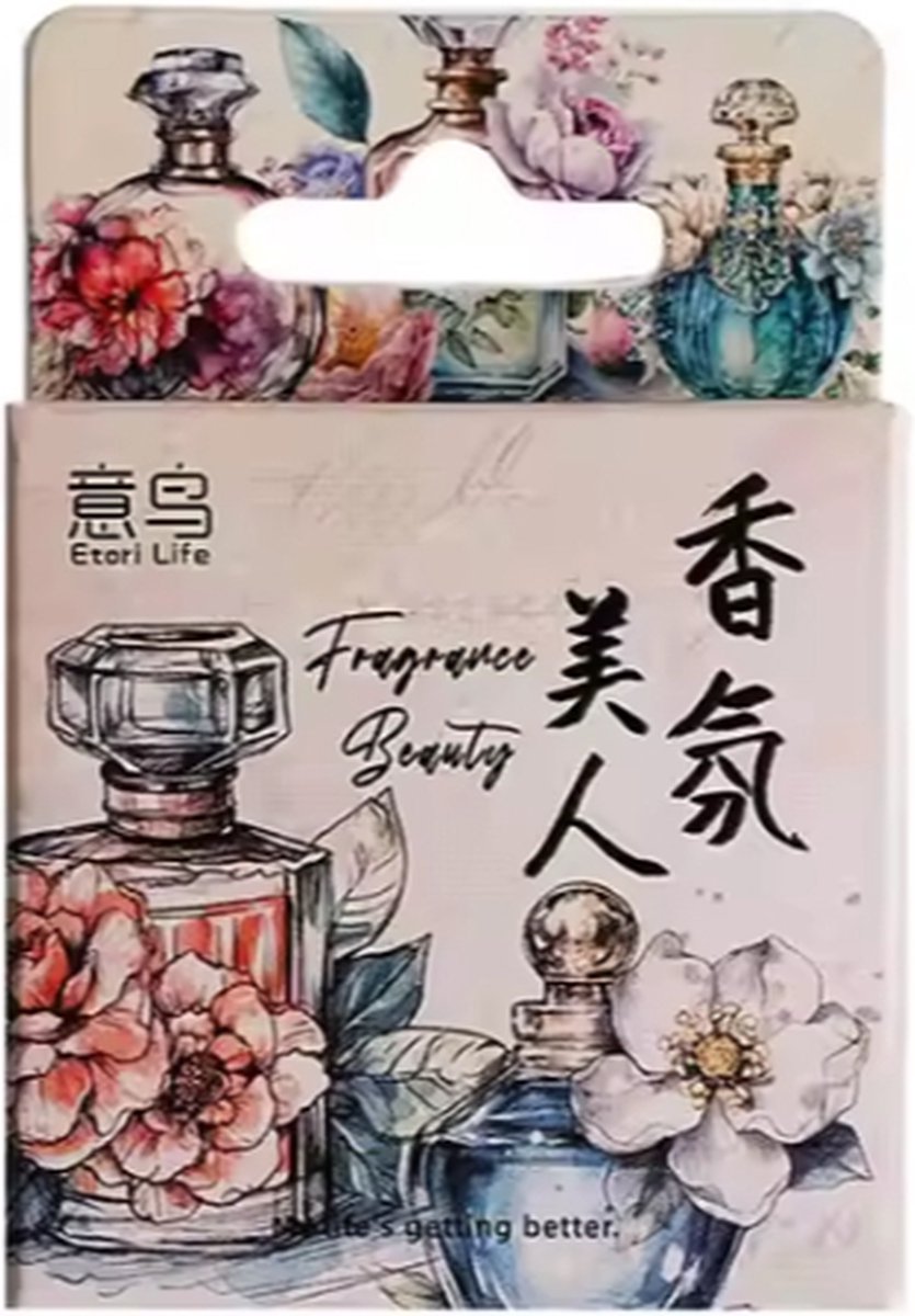 Bullet Journal Stickers - Planner Agenda Stickers - 46 Stuks - Deco stickers - Parfum - Beauty - Scrapbook stickers - Bujo stickers - Stickers volwassenen en kinderen