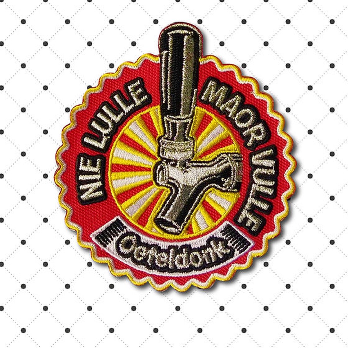 Oeteldonk Embleem Nie lulle maor vulle