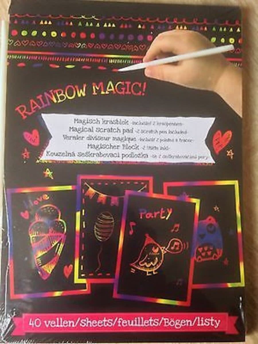 Magisch krasblok Holographic Rainbow Magic