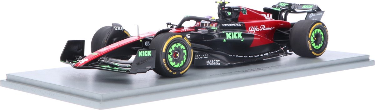 Alfa Romeo Racing C43 Ferrari Spark Models Modelauto 1:18 2023 Zhou Guanyu Alfa Romeo F1 Team
