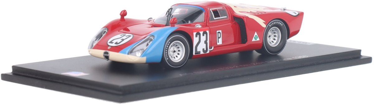 Alfa Romeo T33/2 Spark Models Modelauto 1:43 1968 Mario Andretti / Lucien Bianchi Autodelta S.p.a.