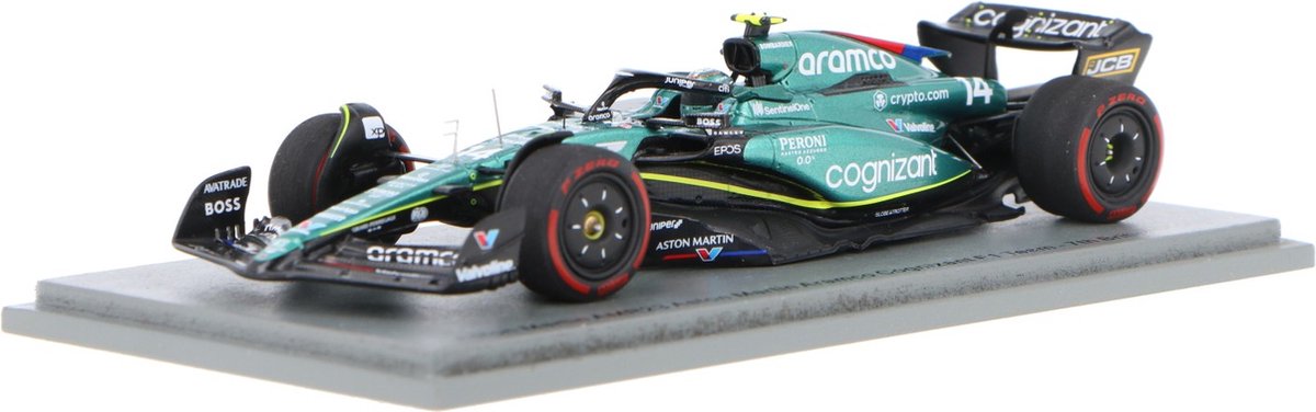 Aston Martin AMR23 Spark Models Modelauto 1:43 2023 Fernando Alonso Aston Martin Aramco Cognizant