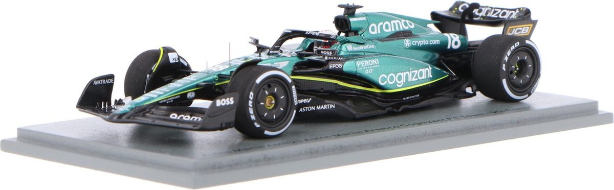 Aston Martin AMR23 Spark Models Modelauto 1:43 2023 Lance Stroll Aston Martin Aramco Cognizant