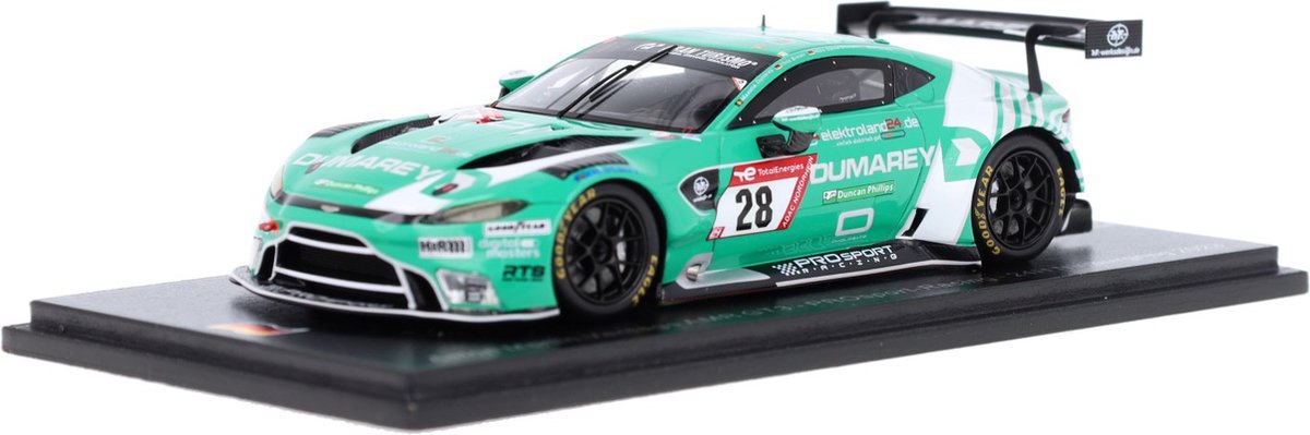 Aston Martin Vantage AMR GT3 Spark Modelauto 1:43 2023 Christoph Breuer / Maxime Dumarey / Ben