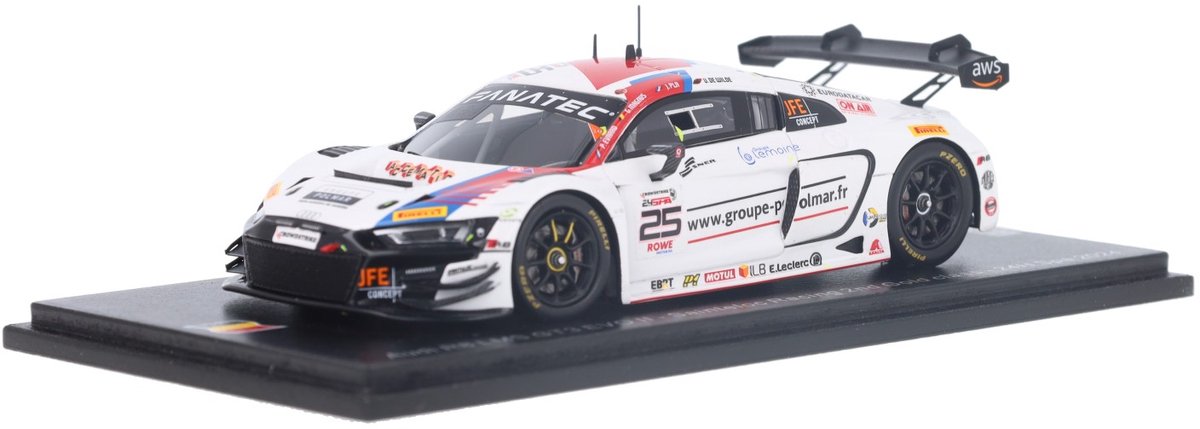 Audi R8 LMS Evo II Spark Models Modelauto 1:43 2024 Paul Evrard / Ugo De Wilde / Jim Pla / Gilles