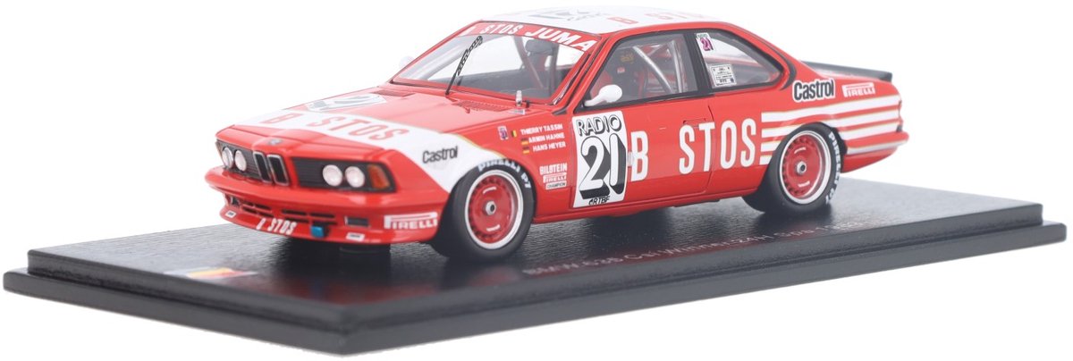 BMW 635 CSI Spark Models Modelauto 1:43 1983 Thierry Tassin / Hans Heyer / Armin Hahne Bastos Juma