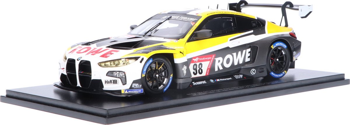 BMW M4 GT3 Spark Modelauto 1:18 2023 Dries Vanthoor / Maxime Martin / Marco Wittmann / Sheldon van
