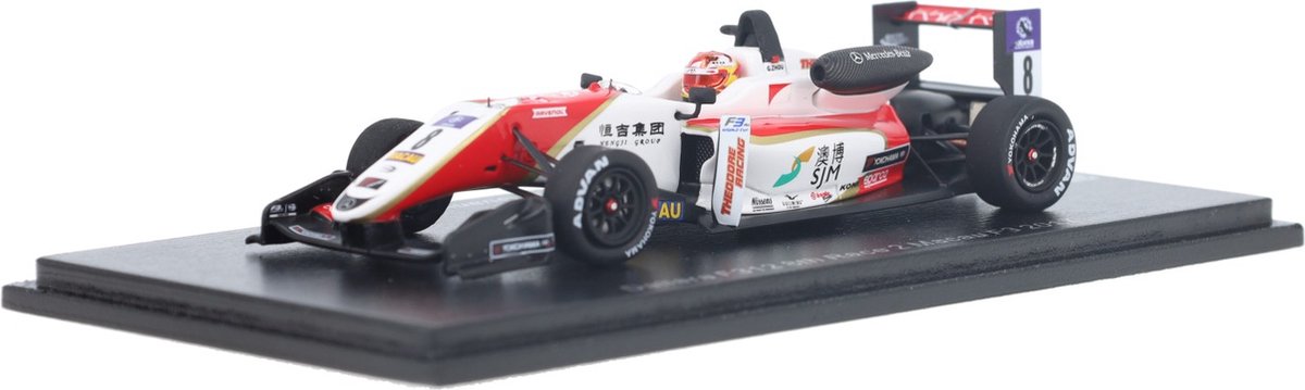 Dallara F312 Mercedes Benz Spark Models Modelauto 1:43 2017 Zhou GuanYu Theodre Racing by Prema