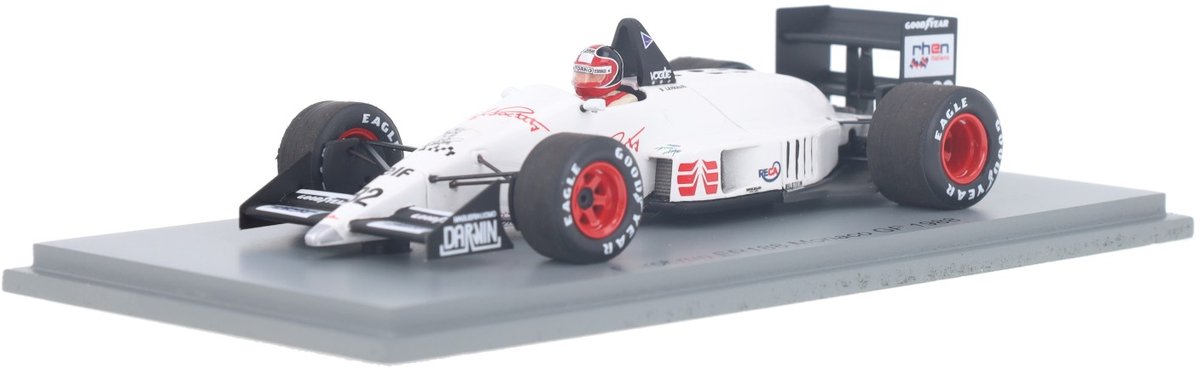 EuroBrun ER188 Ford Cosworth Spark Modelauto 1:43 1988 Oscar Larrauri EuroBrun Racing S7207 Monaco