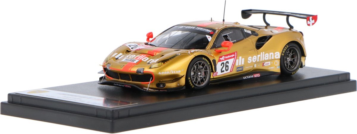 Ferrari 488 GT3 Evo Looksmart Modelauto 1:43 2022 Björn Grossmann / Jonathan Hirschi / Luca Ludwig