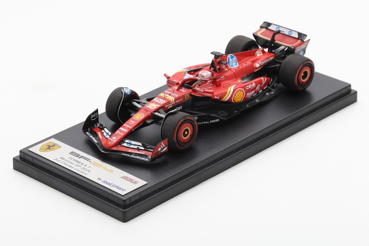 Ferrari SF-24 Looksmart Modelauto 1:43 2024 Charles Leclerc Scuderia Ferrari LSF1070 Mexican GP