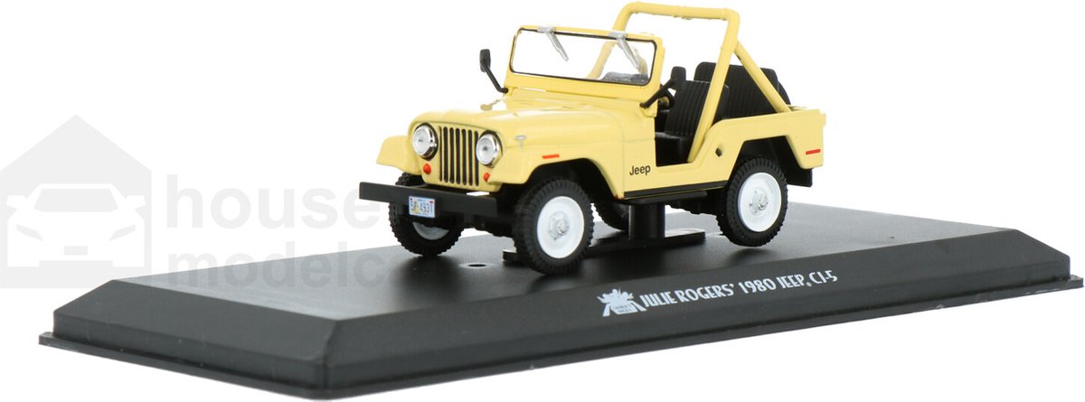 Jeep CJ-5 Greenlight Modelauto 1:43 1980 86333 Charlies Angels Schaalmodel