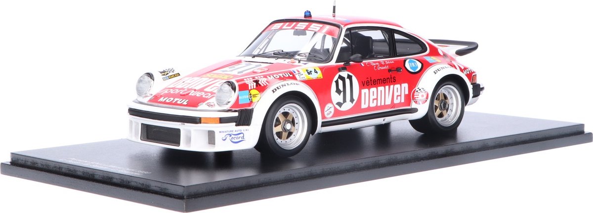 Porsche 911 (934) Spark Modelauto 1:18 1980 Christian Bussi / Bernard Salam / Cyril Grandet ASA