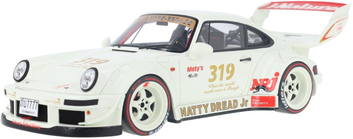 Porsche 911 (964) RWB Rauh-Welt Natty Dread Junior GT-Spirit Modelauto 1:18 GT489 Schaalmodel