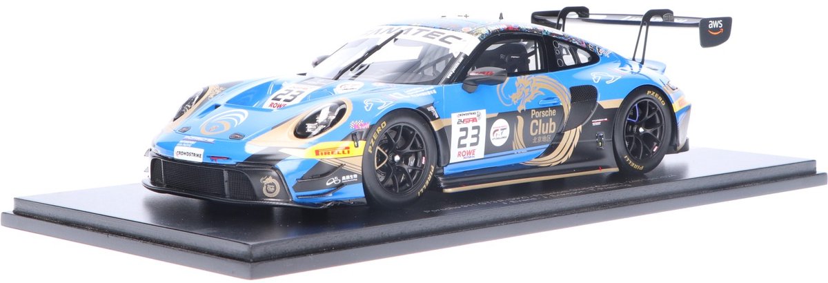 Porsche 911 GT3R (992) Spark Modelauto 1:18 2024 Joel Eriksson / Jaxon Evans / Thomas Preining