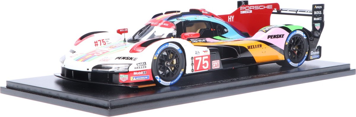 Porsche 963 Hypercar Spark Modelauto 1:18 2023 Felipe Nasr / Mathieu Jaminet / Nick Tandy