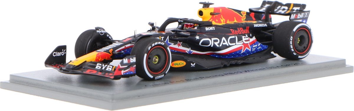Red Bull Racing RB19 Spark Modelauto 1:43 2023 Max Verstappen ORACLE Red Bull Racing S8915 USA GP