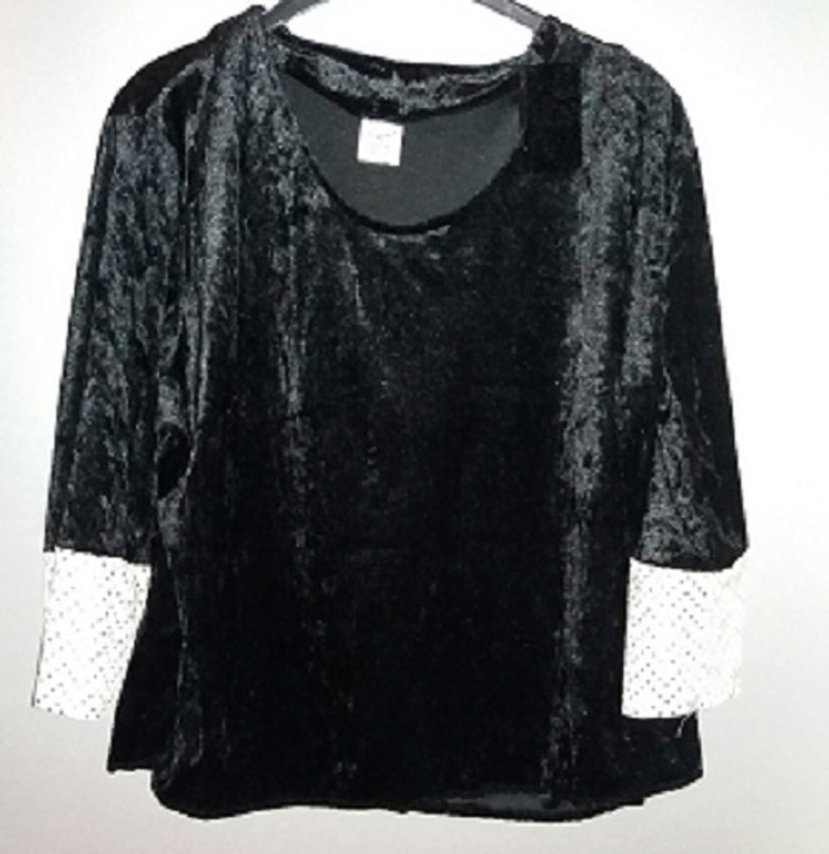 rock & roll t- shirt - zwart/wit - maat 48