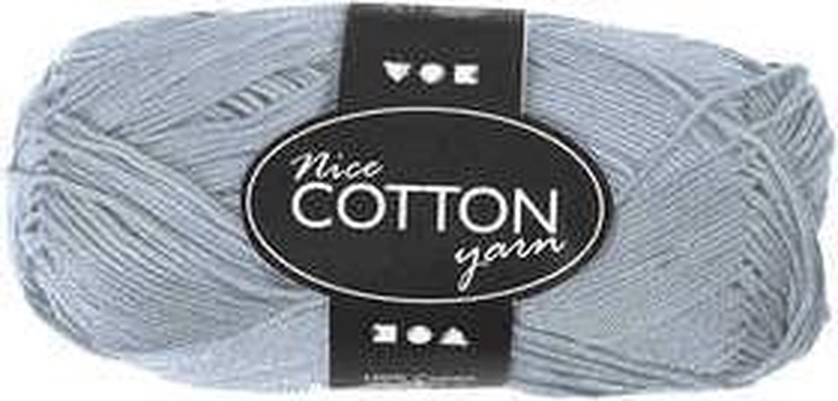 Katoengaren l: 165 m 6S/4 lichtblauw 50gr