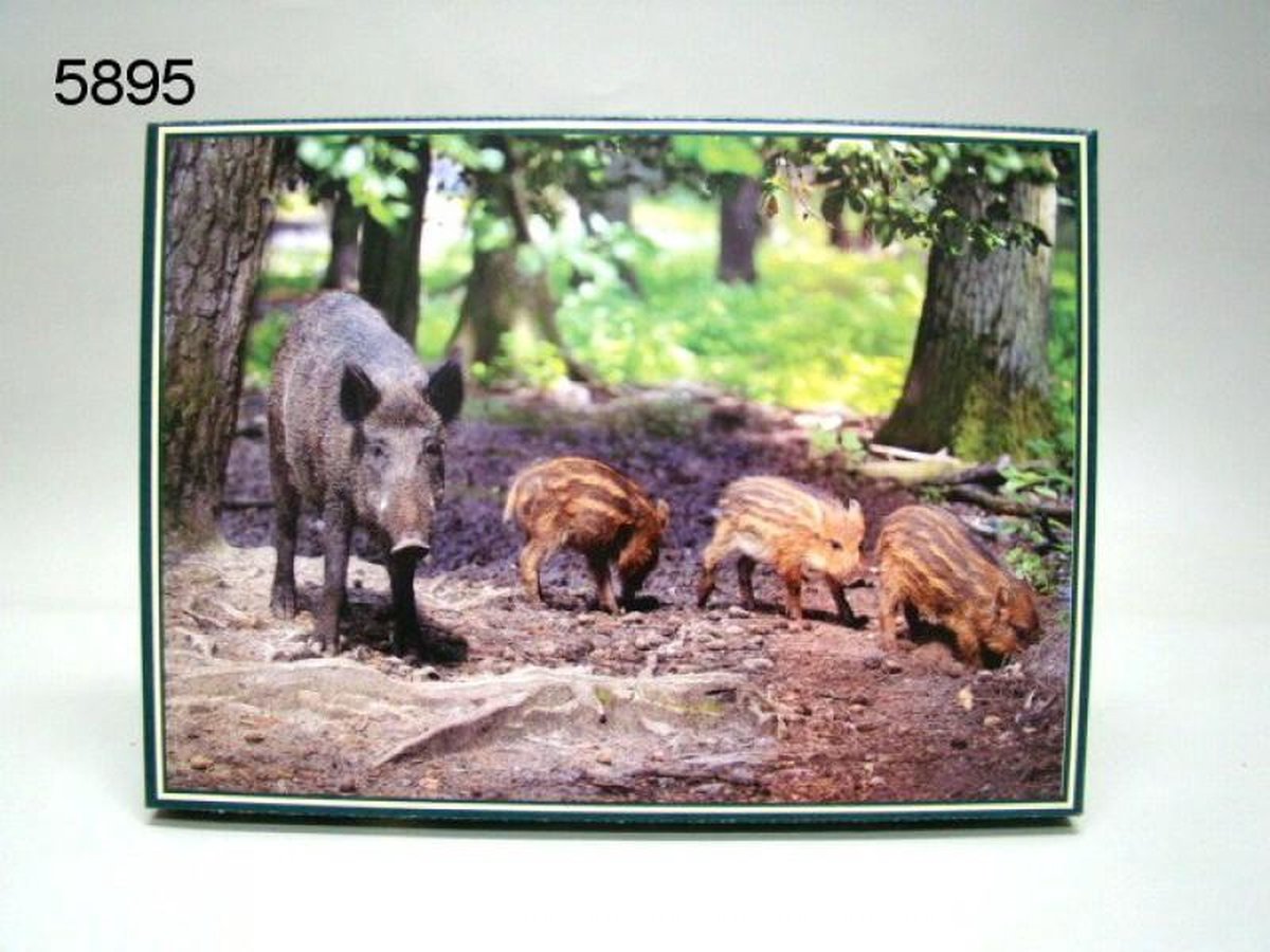 Geharo legpuzzel, 1000 stukjes, wild zwijn