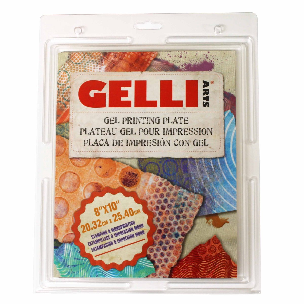 Gelli Arts - Gel Printing Plate 20.3x25.4cm GEL8X10