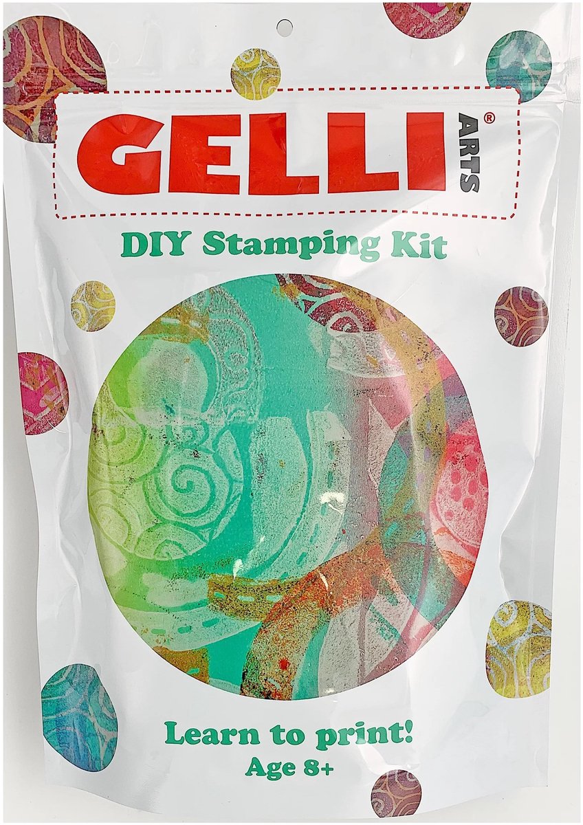 Gelli Arts Gelli Art DIY Stempelen op Gelli Plate Set.